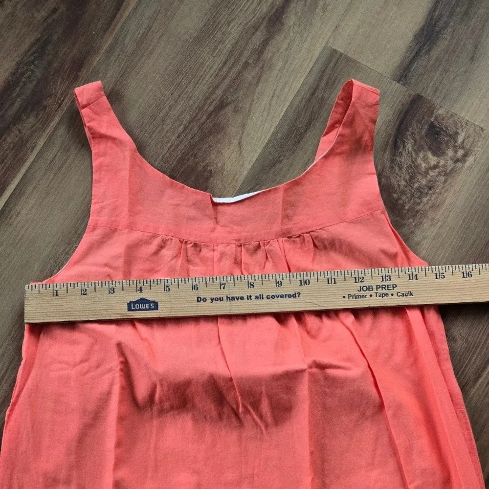 Crazy 8 Sleeveless Dress Kids XL‎ 14 Coral Pink Eyelet Boho Cottagecore Cotton